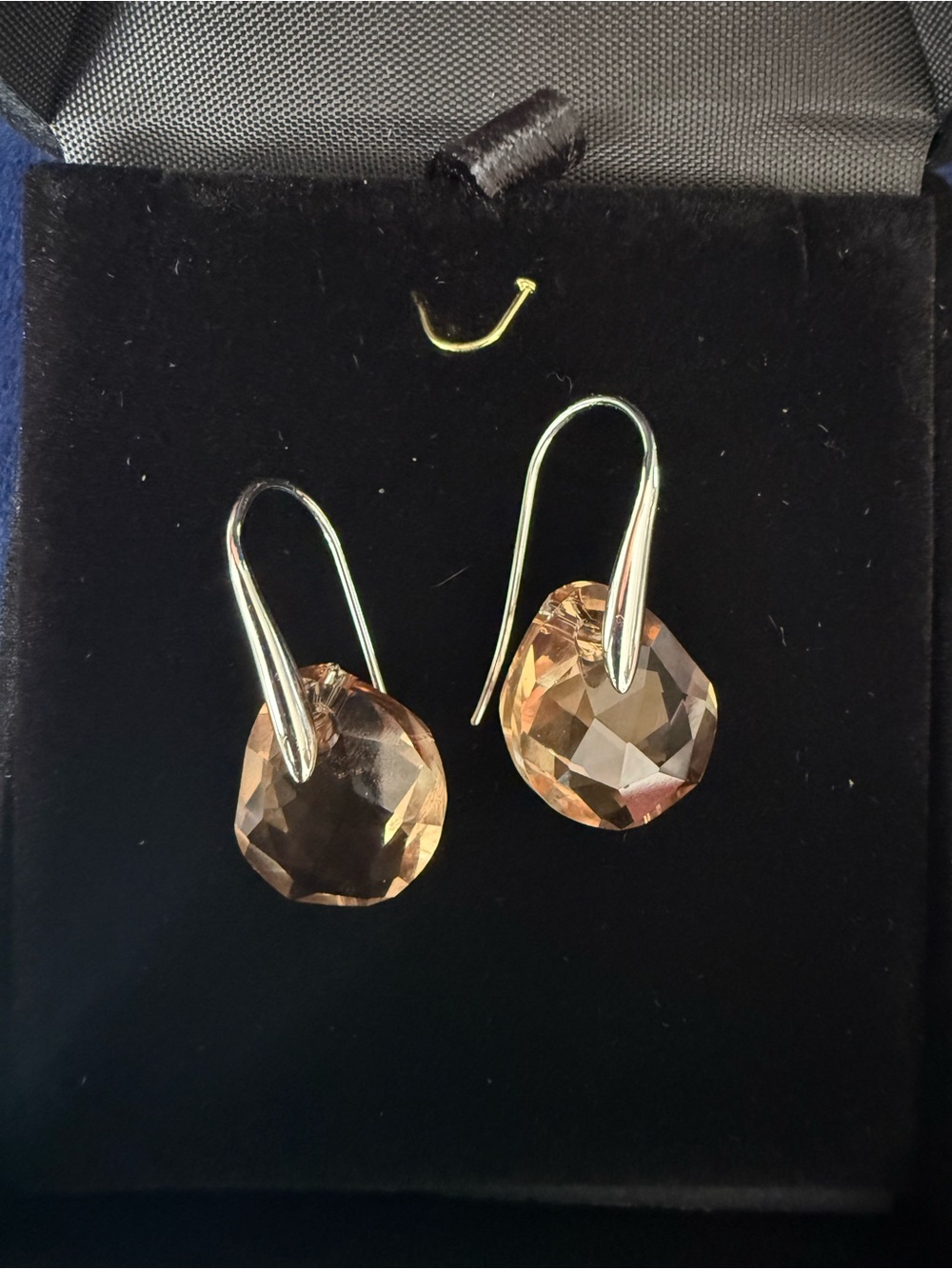 The Swarovski VINTAGE Galet Pierced Earrings